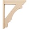 Ekena Millwork 8-in W x 36-in D x 44-in H Balboa Slat Rough Cedar Woodgrain TimberThane Outlooker, Primed Tan OUTUR080X36X44BOA24RCPR - alternate 6